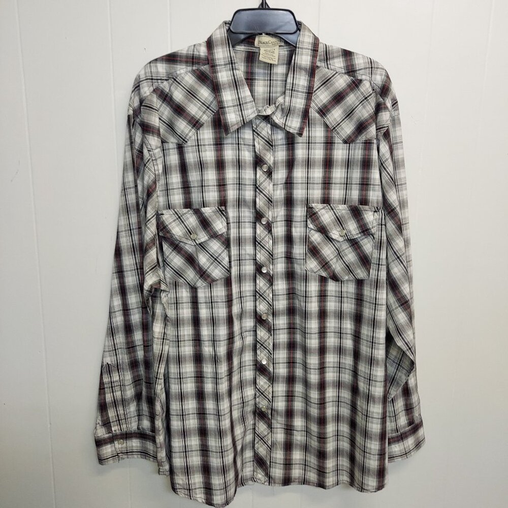 BLACK CANYON OUTFITTERS PEARL SNAP LONG SLEEVE SHIRT - SIZE 4X